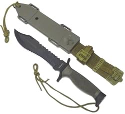 Special Forces Ranger Combat Fighting Knife 12" with Custom Sheath