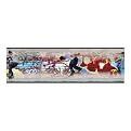 Skateboarding Graffiti Wall Border - Beige (9x60")