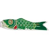 In the Breeze Koi Fish Windsock, 36-Inch, Green
