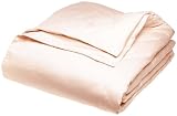 Deluxe 400-Thread-Count 100% Cotton Sateen Blush Duvet Cover, Full Queen