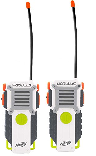 Nerf Walkie Talkie Set (2 Piece), White/Orange