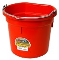 Bucket Flatback 20 Quart Red - Part #: P20FBREDA
