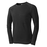 41JwVzfzvoL. SL160  Midweight Crew Long Sleeve Shirt   Mens Black LG by Smartwool