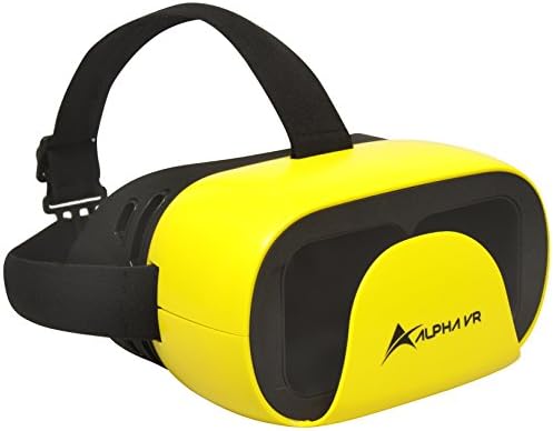 Alpha VR Virtual Reality Headset, Yellow