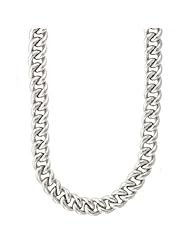 Silver Curb Link 14.5mm Necklaces Length = 18