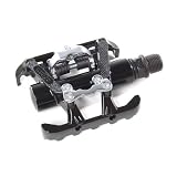 Commuter Road Bike Pedal Reversible Dual Sided Clipless Shimano SPD / Platform Pedals