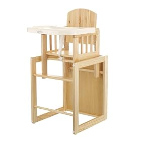 Obaby Cube Wooden Highchair (Natural)