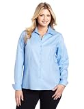 41JwblOZctL. SL160  Jones New York Womens Plus Size Long Sleeve Easy Care Blouse