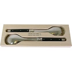 Black Handles Laguiole Verdier Heavy Duty Boxed Set salad servers