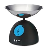Kitchen & Housewares : Salter Electronic dome scale with animated display Black