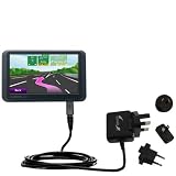 International Wall / AC Charger for the Garmin Nuvi 775T - Gomadic Brand w/ TipExchange Technology