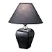 Ore International 15 Ceramic Accent Table Lamp - Black