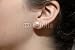 Wallmonkeys Peel and Stick Wall Decals - Pierced Ear - Removable Graphic