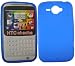 24/7 Kaufhaus- Blau HTC CHACHA CHA CHA TPU SILIKON SCHUTZ HUELLE CASE COVER TASCHE