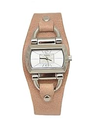 Evonne Three-Hand Leather Watch - Light Brown