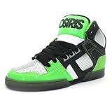 Osiris NYC 83 Men's Skate Shoe Trainer - Black / Gun / Lime