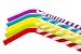 Silly Straws Silicone Reusable Smoothie Straws (5 Pack)