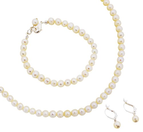 Cathy’s Concepts, Classic Freshwater Pearl Jewelry Set, 6mm