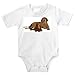 Onesie with resting, hound, pair, dog, saint, bernard