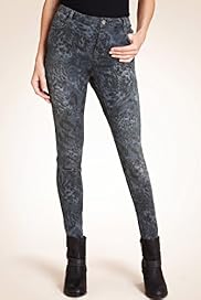 Indigo Collection Blur Animal Print Jeggings