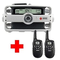 Eton COMBOBASECAMP-KIT American Red Cross FR1000 and Uniden GMR1035 Two-way Emergency Handcrank Radio Base Camp Kit