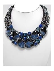 Glass Necklace In Zinc