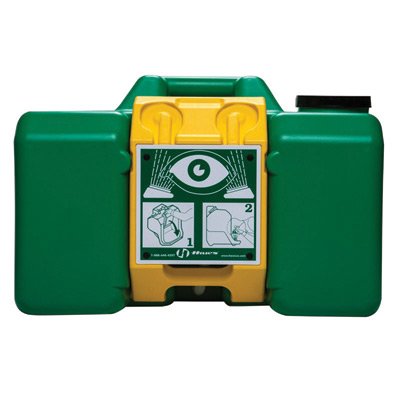 Haws 7501FP 9 Gallon Portable Gravity Fed Freeze Protected HDPE Eye Wash Station (Additive And Eywash Solution Sold Separately) (1/EA)
