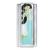 Pugster Disney Priness Jasmine Licensed Photo Italian Charm Bracelet