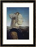 Battista Sforza Framed Art Poster Print by Piero della Francesca, 24x32