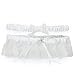Cathy's Concepts Beach Wedding Garter, White