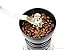 Nomi Manual Ceramic Burr Coffee Grinder Mill Hand Crank with Complimentary Lid & Brush (Black)