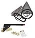 American Shifter 349828 C6 Shifter (8" E Brake Cable Clamp Clevis Trim Kit Dipstick for C9BA8)