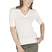 Merona&reg; Petites Cable V-Neck Sweater - Cream