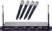 VocoPro UHF-5800 Four Microphone Wireless System, CH 4