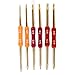 6pcs Double Ended Crochet Hooks Needles Sizes 2-3/3-5/4-6/5-7/6-9/7-8