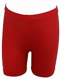 Child Bike Short in Red Large (6-8)