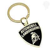Lamborghini Gold Keychain