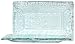 Clear Recycled Spanish Textured Glass Large Rectangle Platter 18.5" x 12"