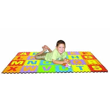 Edushape Edu Tiles 26 Piece 6x4ft Play Mat Uppercase Letters