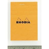 Rhodia Notepads Graph Orange 80S 3-3/8X4-3/4