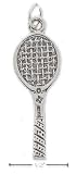 Sterling Silver Tennis Racket Charm