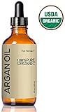 Organic ARGAN Oil |★ HUGE 4 OUNCE! ★| Naturally Rich in Anti-Aging VITAMIN E ★ 100% Pure (EcoCert, USDA) - with Nothing Added or Taken Away ★ For NATURAL Face Moisturizing, Hair Treatment, Skin & Nail Care ★ SEE RESULTS OR GET YOUR MONEY-BACK!