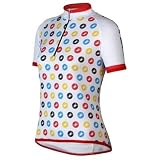 Castelli 2008 Women's Pois Short Sleeve Cycling Jersey - White - A8035-001