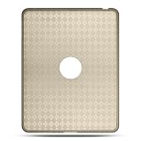 Premium TPU Flexi Soft Gel Skin for Apple iPad 16GB, 32GB, 64GB Wi-Fi and WiFi + 3G, Flexible See Thru Skin with Smoke Checkers Plaid Print