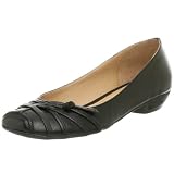 MIA Women's Crossroad Flat,Black Leather,6 M US