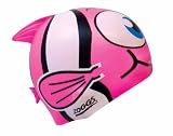 Childrens Swimming Hat Pink Fish
