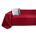 Tagesdecke �berwurf Decke "Campione" 210x280cm Farbe: bordeaux