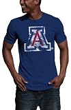 NCAA Arizona Wildcats Vintage Logo Tee Shirt (Navy, Small)