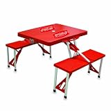 Picnic Time Coca-Cola Portable Folding Table/Seats