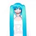 SureWells Long blue gerade Per¨¹cke Vocaloid Hatsune Miku cosplay Spitzeper¨¹cke